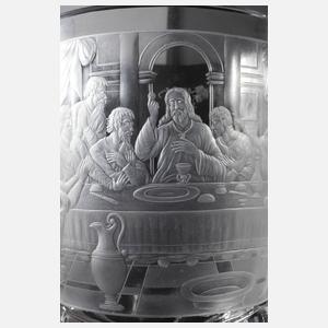 Großer Deckelpokal Abendmahl