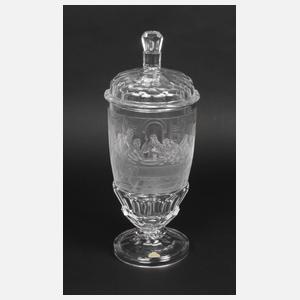 Großer Deckelpokal Abendmahl