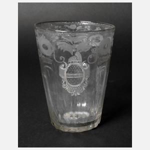 Großes barockes Becherglas