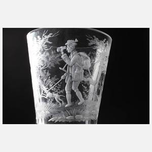 Jagdlicher Deckelpokal