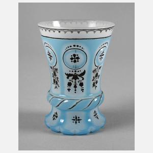 Opalglasbecher Biedermeier