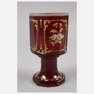 Biedermeier-Pokalglas Ungarn