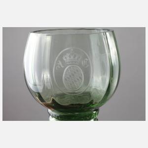 Sechs Historismus-Weinrömer Bayern