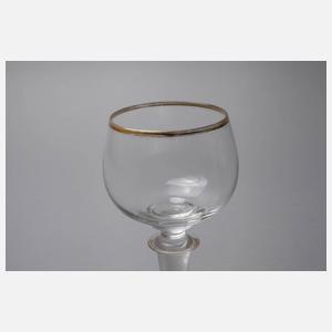 Josephinenhütte sechs Römer mit Spiralfaden