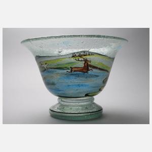 Schaumglasschale Parforcejagd