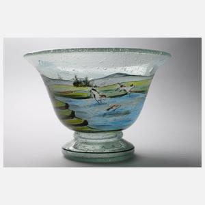 Schaumglasschale Parforcejagd