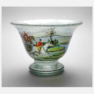 Schaumglasschale Parforcejagd