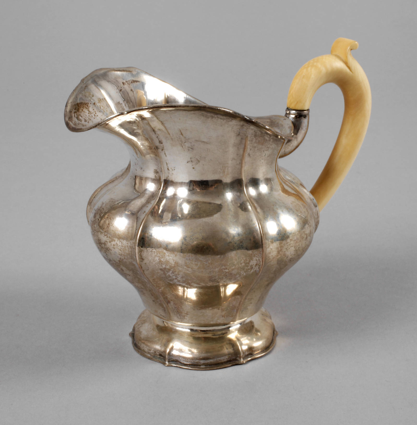 Barockes Milchkännchen Silber