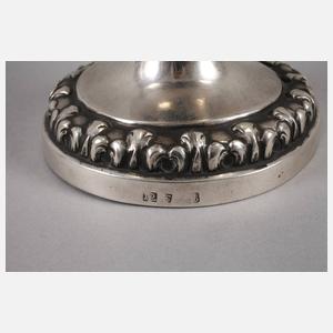 Silber klassizistische Zuckerdose