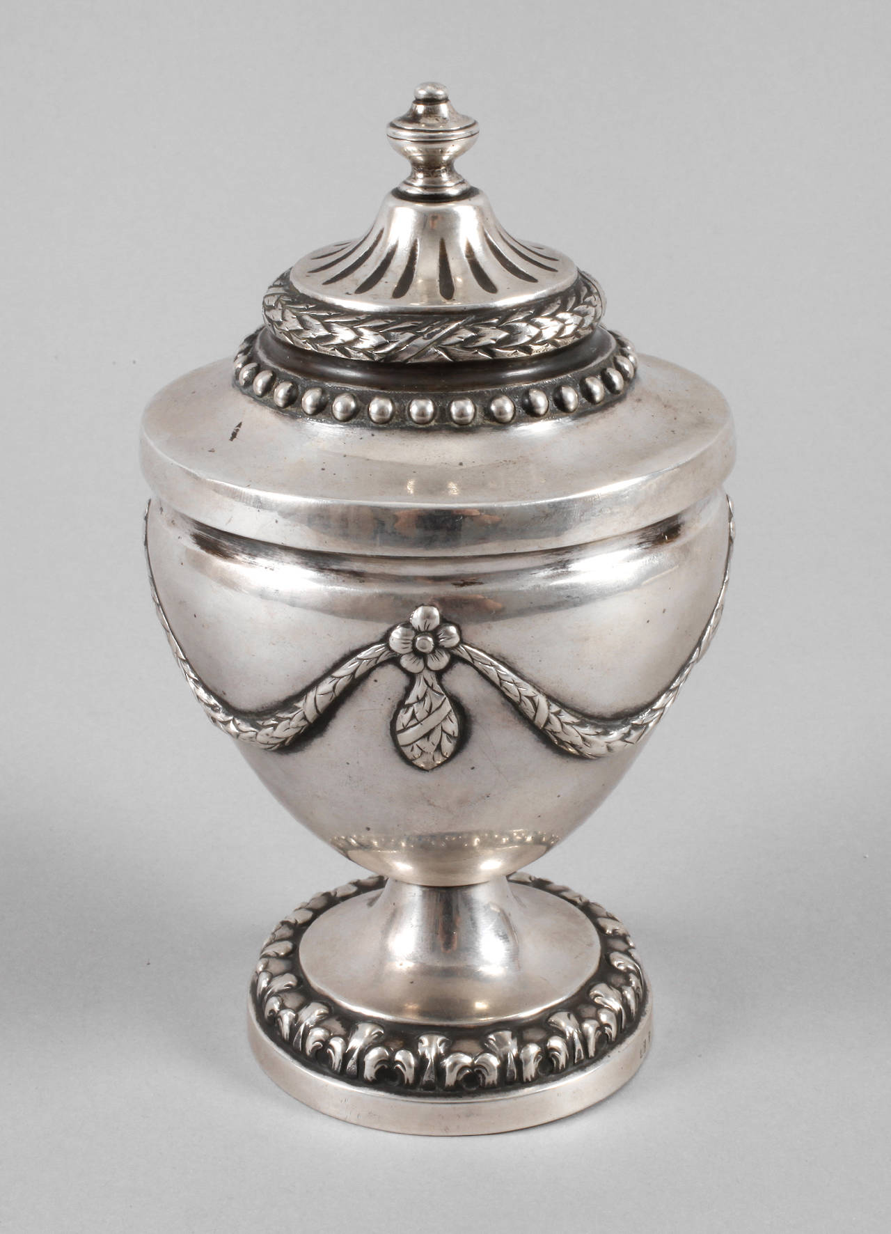 Silber klassizistische Zuckerdose