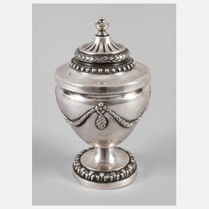 Silber klassizistische Zuckerdose