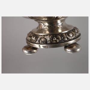 Silber Spardose Biedermeier