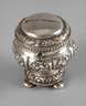 Silber Spardose Biedermeier