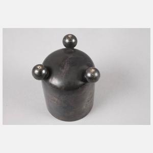 Kugelfußbecher Silber