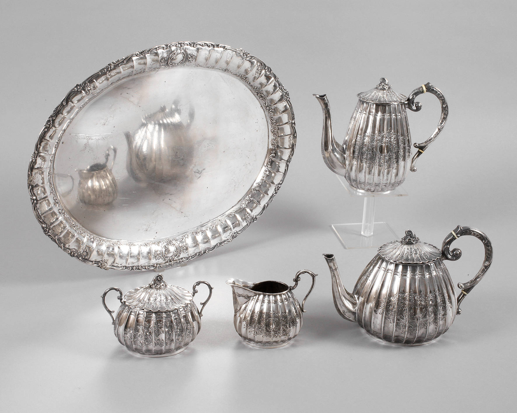 Silberservice Historismus