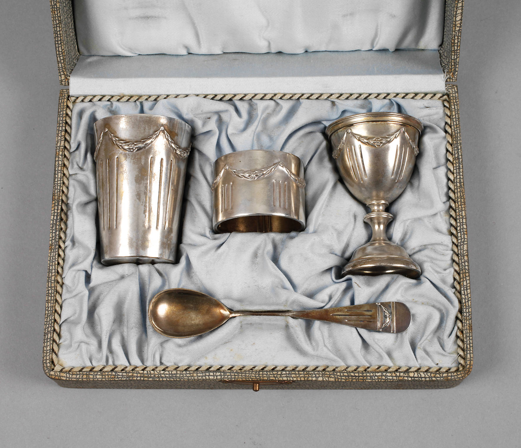 Silber Patengeschenk Jugendstil