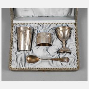 Silber Patengeschenk Jugendstil