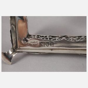 England Fußschale Silber