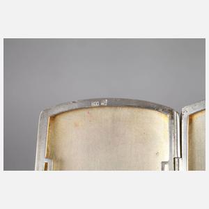 Silber Zigarettenetui Art déco