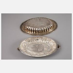Deckelterrine Silber