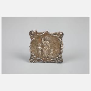 Vier Kleinmöbel Silber