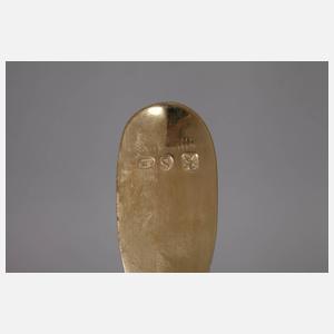 Vergoldeter Speiselöffel Silber