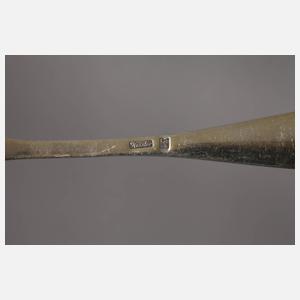 Zwölf Biedermeier Silberlöffel