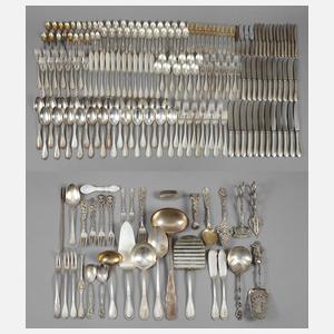 Großes Silberbesteck