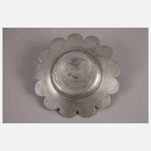 Schweizer Reliefteller Zinn