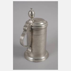 Schwerer Zinnwalzenkrug