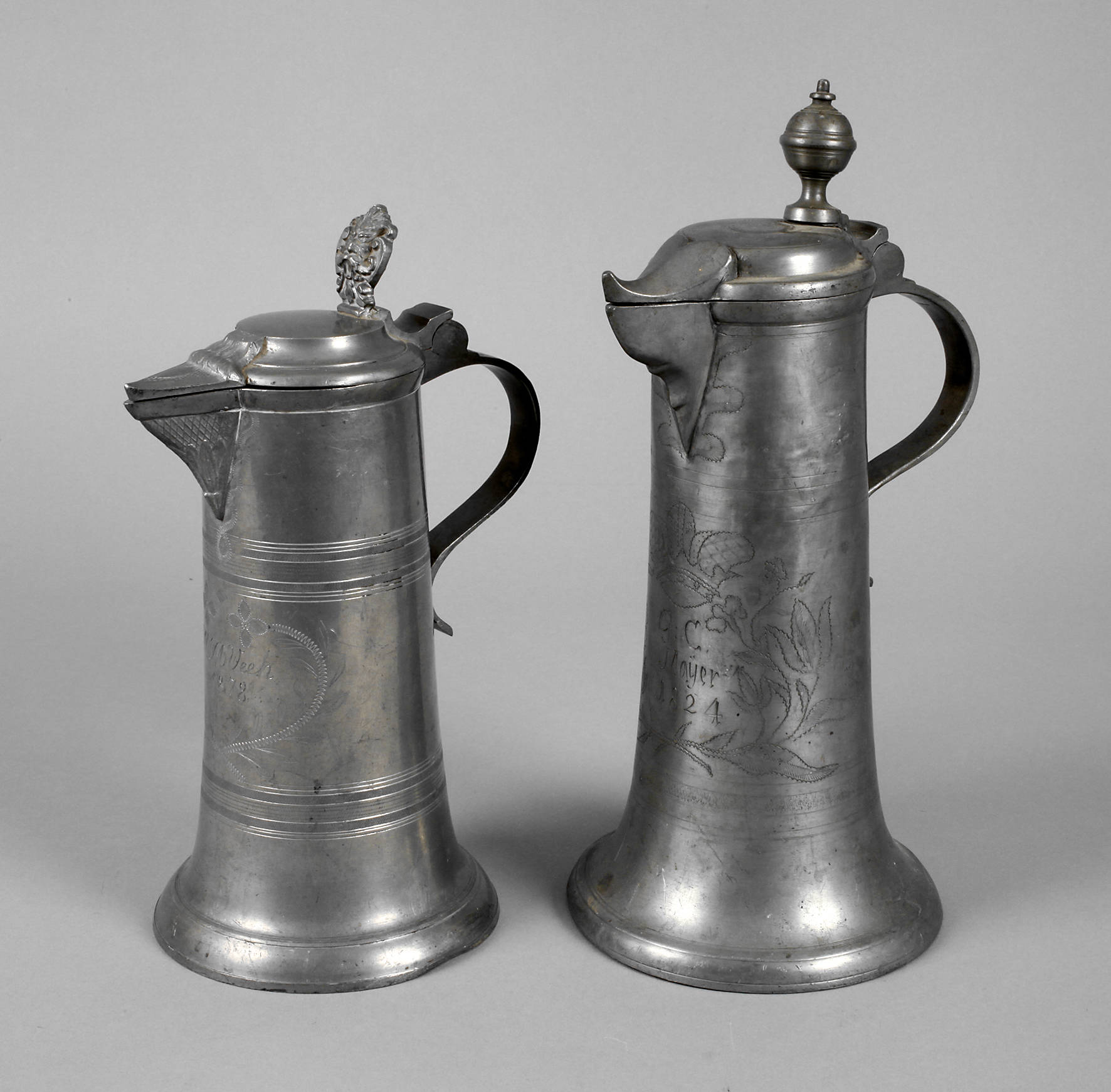 Zwei süddeutsche Zinnstitzen