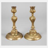 Paar barocke Bronzeleuchter111