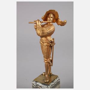 Zwei mittelalterliche Spielmänner