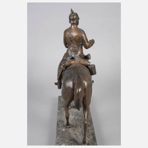 Heinrich Kiesewalter, Soldat zu Pferde