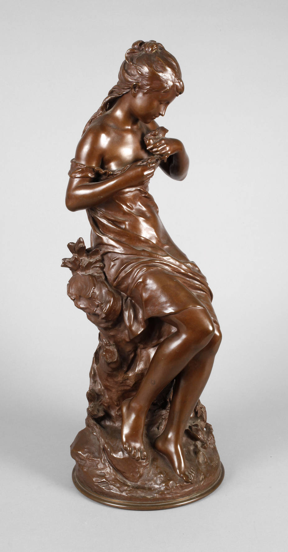 Mathurin Moreau, Mädchen mit Vogel