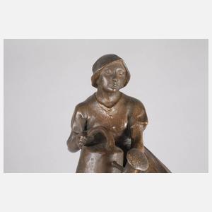 Holländerin mit Gießkanne