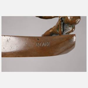 Reinhold Carl, figürlicher Ascher