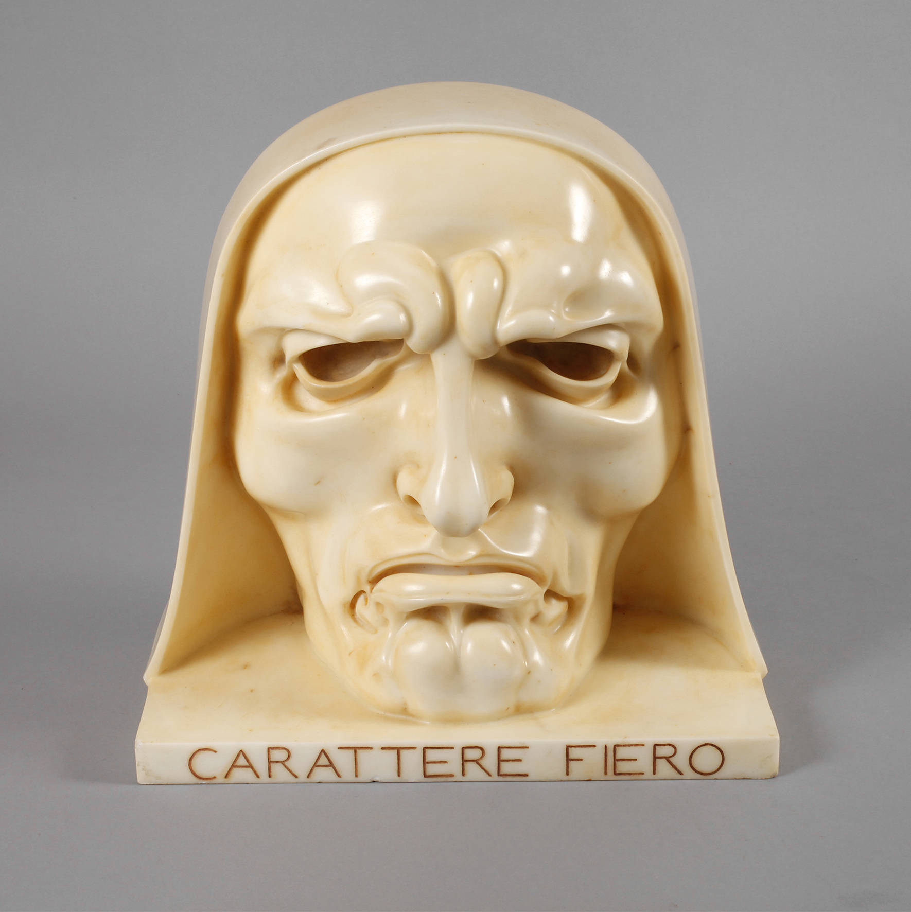 Adolfo Wildt attr., Marmorbüste ”Carattere Fiero”