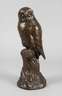 Bronzeskulptur Eule