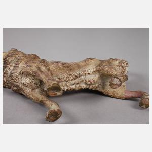 Wiener Miniaturbronze Hund