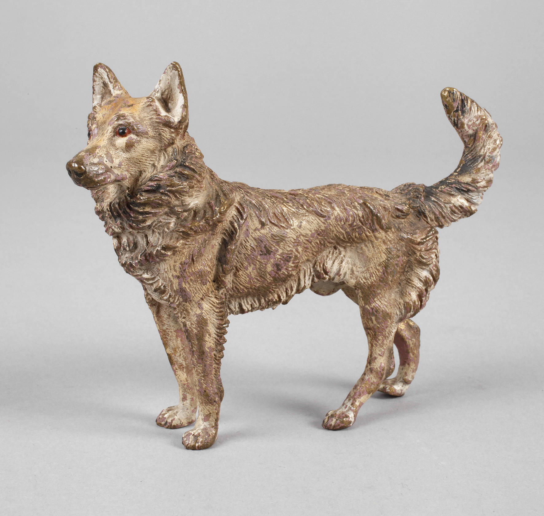 Wiener Miniaturbronze Hund