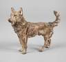 Wiener Miniaturbronze Hund