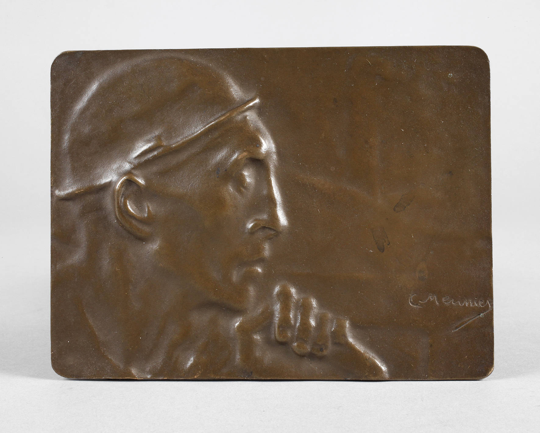 Constantin Emilé Meunier, Reliefbildplatte ”Le Mineur”