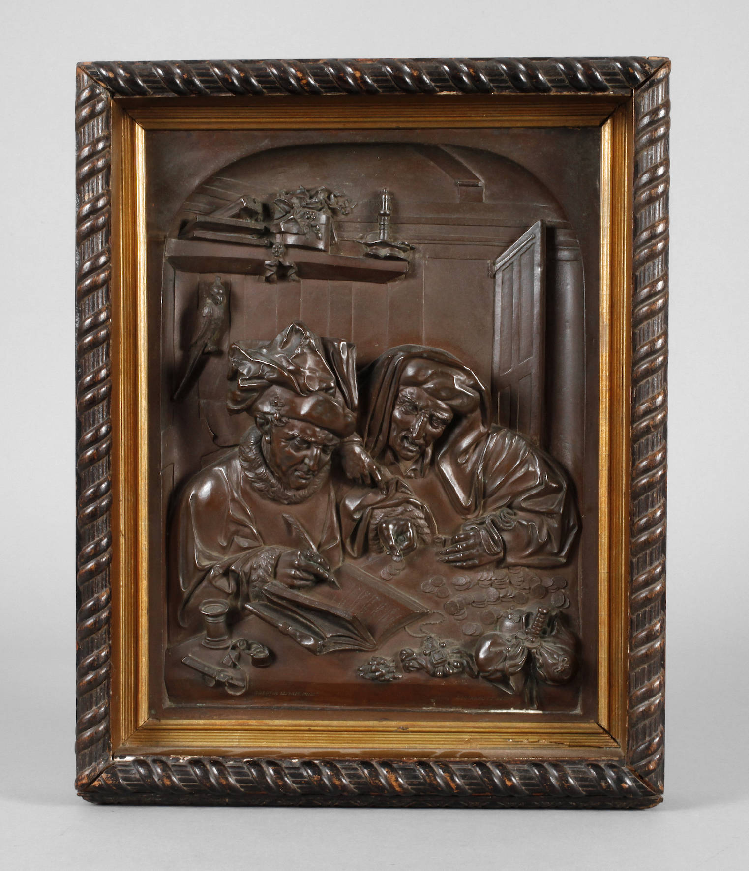 nach Marinus van Reymerswaele, ”Die Geldwechsler”