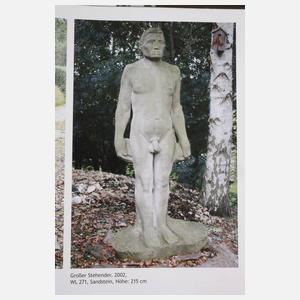 Fritz Böhme, überlebensgroßer Männerakt