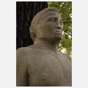 Fritz Böhme, überlebensgroßer Männerakt