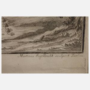 Martin Engelbrecht, Plan des Parks Charlottenburg