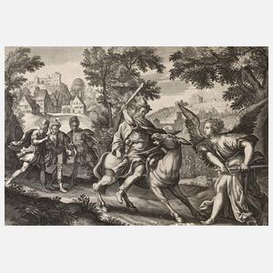 Claes Janszoon Visscher, ”Bileam und die Eselin”