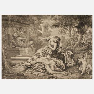 Pyramus und Thisbe nach Cornelis Schut