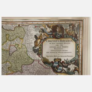 Matthäus Seutter, Landkarte Bayern